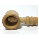 Wood nut cracker