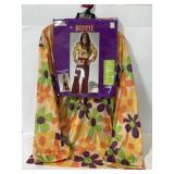 New instant hippie adult costume