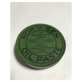 Old metal leather-waterproofing tin Nor-V-Gen