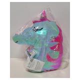 New 2 Scoops sequin unicorn pillow