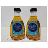 Two Simply balanced organic agave nectar light