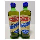 Two Bertolli Extra virgin olive oil smooth taste