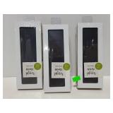 Three name plate 4pks for chalk in white