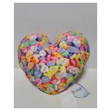 New 2 scoops conversation heart pillow