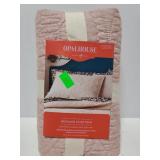 New Opal house medallion stitch sham