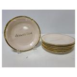 Six new dessert first paper plates 6ct packs