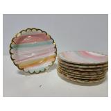 Eight new watercolor paper plate 6ct packs