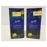 Two new Secret Cedarwood & Citrus deodorants