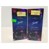 Two new Secret Rose & Charcoal deodorants