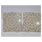Two decor tiles, new