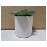 Case of 6 potted faux plants