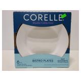 New Corelle bistro plates 6pc
