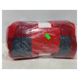 Wondershop red plaid throw, new