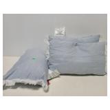 Trio of decorative pillows