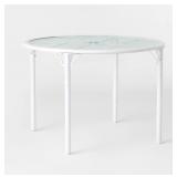 New Opal House pomelo round patio dining table