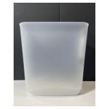 Room essentials clear slim wastebasket