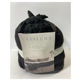 Casaluna oversized chunky hand knit throw blanket
