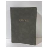 New leather bound notes & plans journal