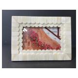 Opal House scalloped shell photo frame