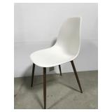 Project 62 Copley white modern shell chair