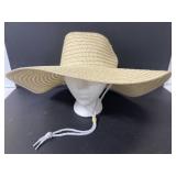 New wide brim woven sun hat