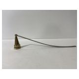 Vintage brass candle snuffer