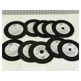 Lot of ten New 7 in cut off wheels, 24 grit