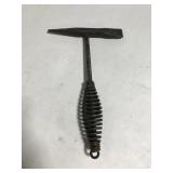 Welders metal chipping hammer w/ spring handle