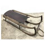 Old bent wood runner child
