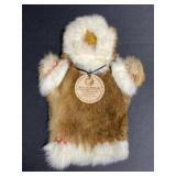 Alaskan Eskimo genuine fur hand puppet