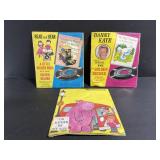 Lot of 3 vintage golden books on records