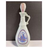 Vintage Jim Beam milk glass decanter