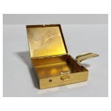 Vintage brass pocket ashtray