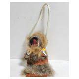 Eskimo baby ornament with fur