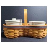 Longaberger handwoven basket