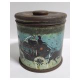 Vintage carriage silhouette tin