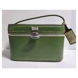 Vintage green Amelia Earhart travel train case