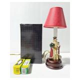 1998 Old World Santa lamp