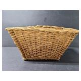 Basket of flatware In wicker basket