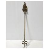 Brass ship handle long fork