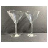 Pair of pier1 martini glasses