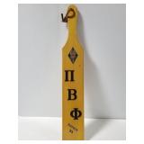 Hillsdale sorority paddle 1958