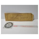 Kelvin & Wilfrid Transparent Course Protractor