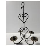 Wrought iron candle stick candelabra