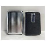 Lot of 2 vintage card holder wallets