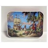 Vintage blue bird confectioners pirate candy tin