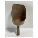 Antique copper scoop