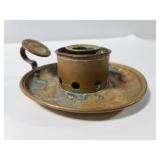 Brass Brecknell London candle stick holder