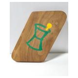 Slanted Rx wood plaque