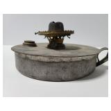 Metal oil lamp base